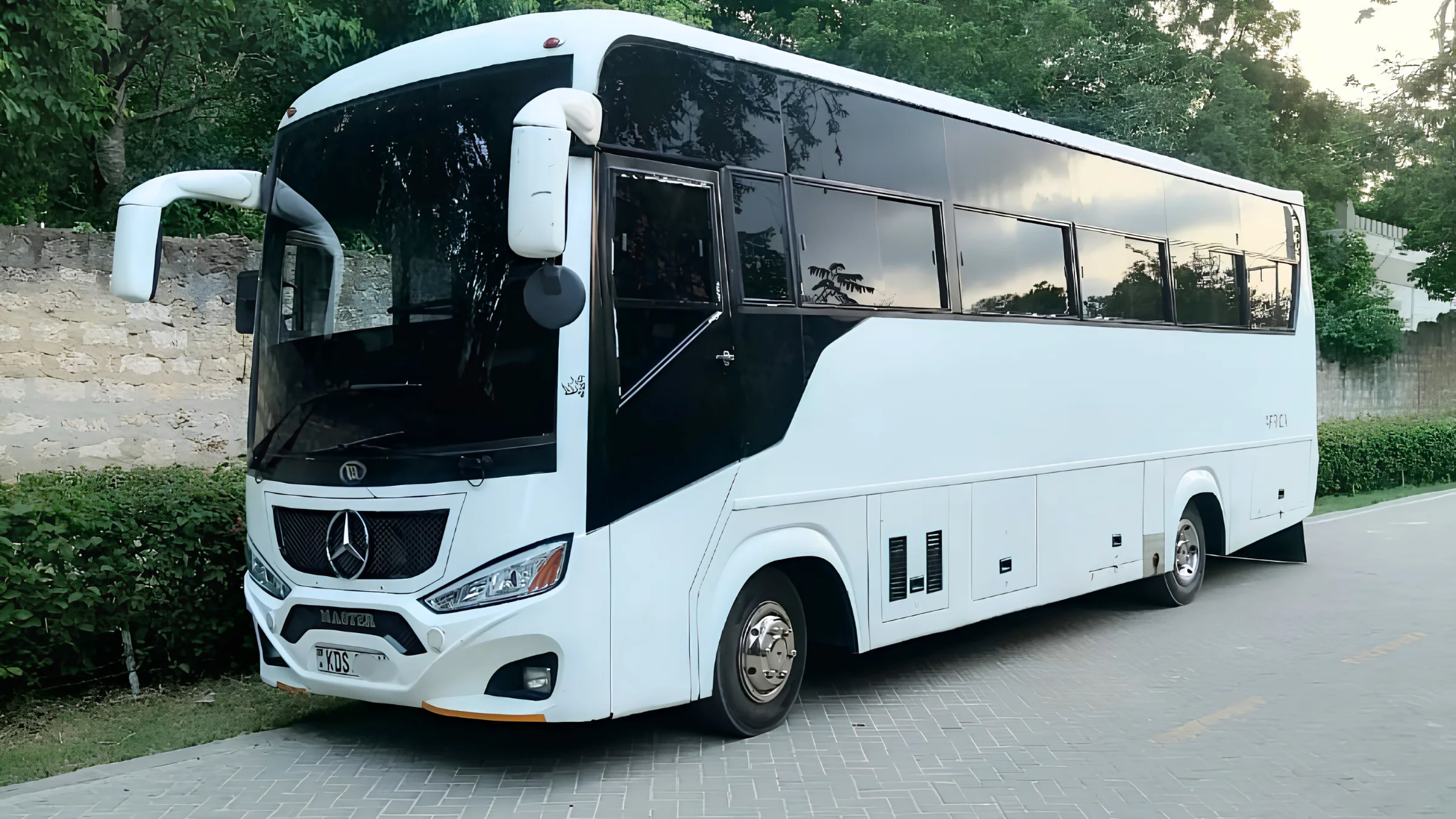 TAFF Adventures 33-seater coach bus for larger group transport