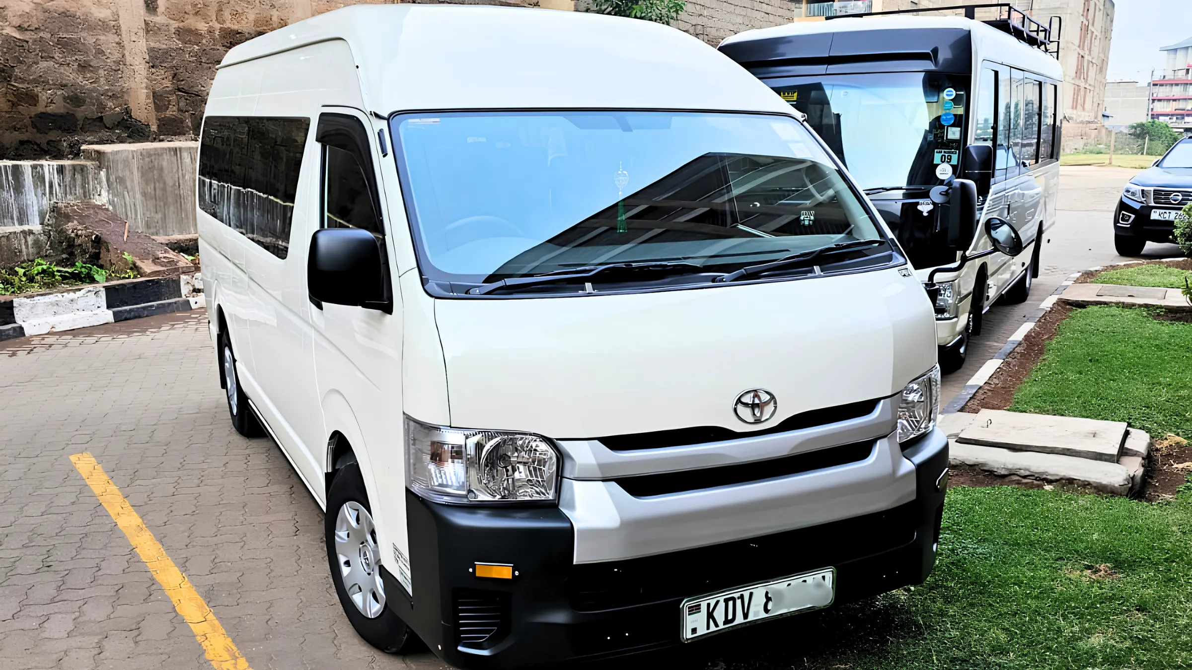 TAFF Adventures Toyota Hiace van used for airport transfers and small group transport